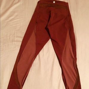 Lululemon Burgundy Leggings Size:6 Never Worn